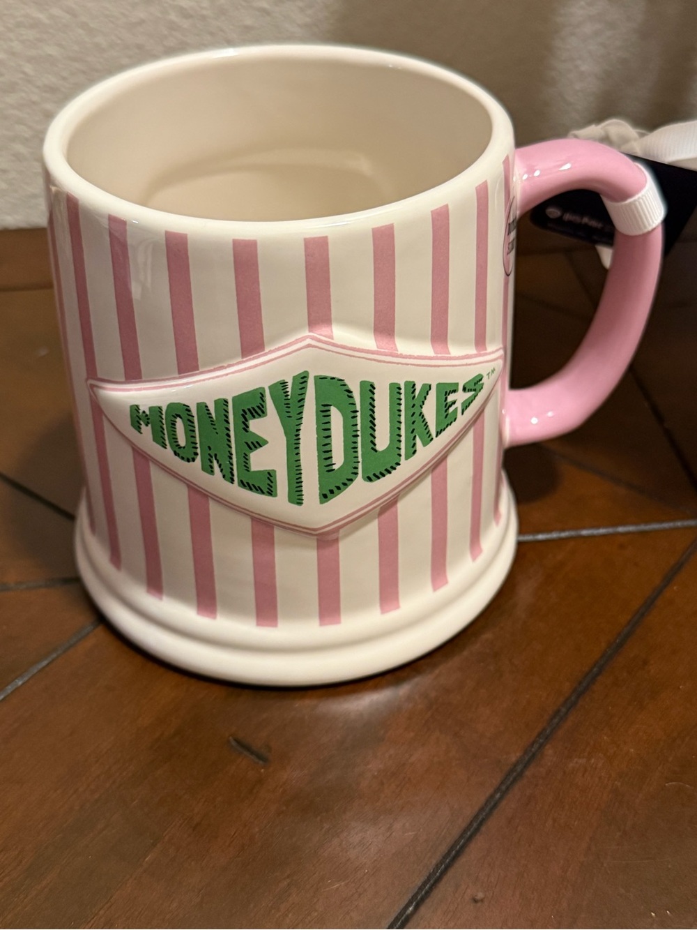 Rae Dunn x Harry Potter Pink Stripe 'Honeydukes' Ceramic Mug SWEET TREATS- NWT - Picture 5 of 7